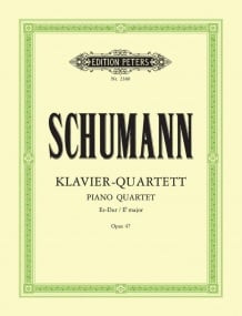 Schumann: Piano Quartet in E flat Opus 47 published by Peters