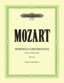 Mozart: Sinfonia Concertante in E flat K364 published by Peters