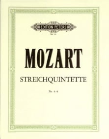Mozart: Complete String Quintets Volume 1 published by Peters
