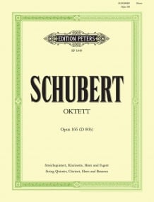 Schubert: Octet in F Opus 166 published by Peters