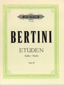 Bertini: Preliminary Studies Volume 2 Opus 32 for Piano published by Peters