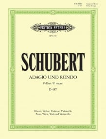 Schubert: Adagio and Rondo in F published by Peters