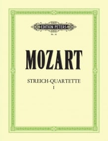 Mozart: String Quartets Volume 1 published by Peters