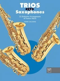 Cacavas: Trios for Saxophones published by Alfred