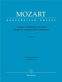 Mozart: Laudate Dominum (K339) published by Barenreiter