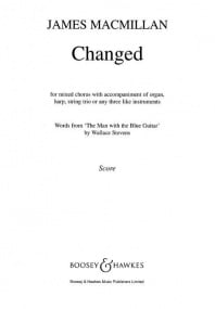 MacMillan: Changed SSATB & Organ published by Boosey & Hawkes
