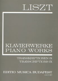Liszt: Transcriptions IX (II/24) for Piano published by EMB