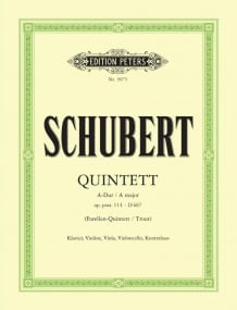 Schubert: Quintet in A 'Trout' published by Peters