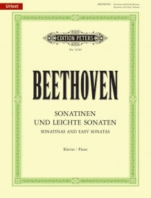 Beethoven: Sonatinas & Easy Sonatas for Piano published by Peters