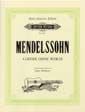Mendelssohn: 4 Songs Without Words arranged for Two Guitars published by Peters