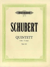 Schubert: String Quintet in C Opus 163 published by Peters
