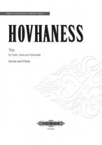 Hovhaness: String Trio Opus 201 published by Peters