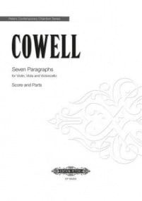 Cowell: Seven Paragraphs for String Trio published by Peters