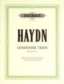 Haydn: 3 London Trios Hob.IV/1-3 published by Peters