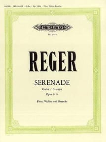 Reger: Serenade in G Opus 141a published by Peters