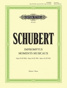 Schubert: Impromptus and Moments Musicaux for Piano published by Peters