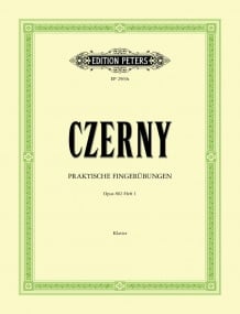 Czerny: Practical Finger Exercises Opus 802 Volume 1 for Piano published by Peters