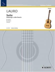 Lauro: Suite for Guitar published by Schott