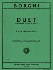 Borghi: Duet in G Major Opus 5/3 for Violin and Cello published by IMC