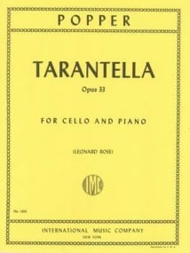Popper: Tarantella Opus 33 for Cello & Piano published by IMC