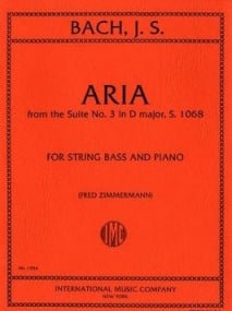 Bach: Aria in D for Double Bass published by IMC
