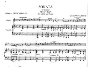 Tartini: Sonata in G Minor (Devil's Trill) for Violin published by IMC