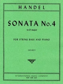 Handel: Sonata No.4 in D for Double Bass published by IMC