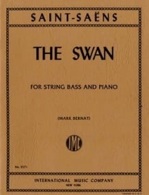 Saint-Saëns: Swan from Carnival of The Animals for Double Bass published by IMC