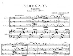 Hellmesberger: Serenade for 3 Violins & Piano published by IMC