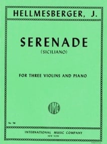 Hellmesberger: Serenade for 3 Violins & Piano published by IMC