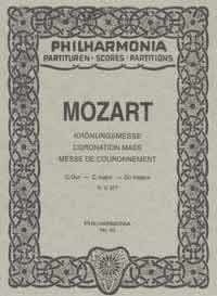 Mozart: Coronation Mass KV 317 (Study Score) published by Philharmonia