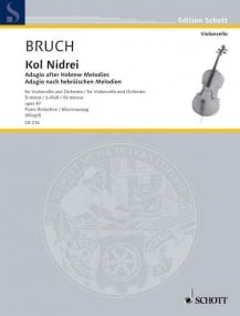 Bruch: Kol Nidrei Opus 47 for Cello & Piano published by Schott