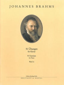Brahms: 51 Exercises WoO 6 for Piano published by Breitkopf
