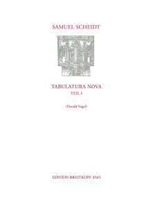 Scheidt: Tabulatura Nova Part 1 published by Breitkopf