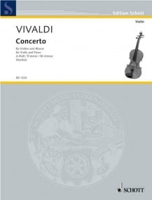 Vivaldi: Concerto in D Minor Opus 4/5 RV347 for Violin published by Schott