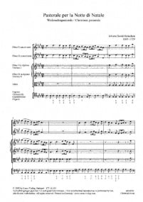 Heinichen: Christmas Pastorale published by Carus - Full Score