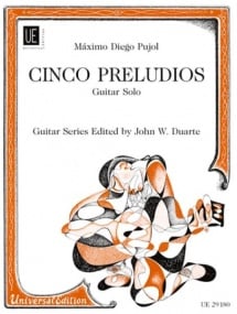 Pujol: Cinco Preludios for guitar published by Universal Edition