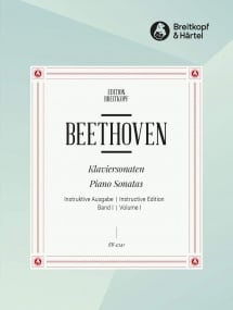 Beethoven: Piano Sonatas Volume 1 published by Breitkopf