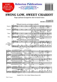 Roberton: Swing Low Sweet Chariot SATB published by Roberton Music