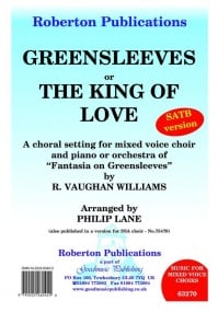 Vaughan Williams: Greensleeves or The King of Love SATB published by Roberton