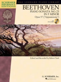 Beethoven: Sonata in F Minor Opus 57 (Appassionata) for Piano published by Schirmer (Book & CD)