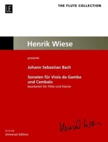 Bach: Sonatas for Viola da Gamba arranged for Flute published by Universal