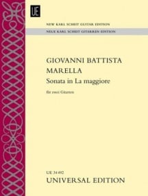 Marella: Sonata in A for Two Guitars published by Universal
