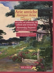 Arie Antiche Volume 1 published by Ricordi (Book & CD)