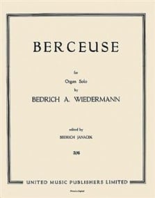 Wiedermann: Berceuse for Organ published by UMP