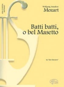 Mozart: Batti, batti, o bel Masetto for Soprano published by Carisch