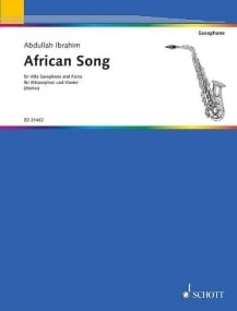 Ibrahim: African Song for Alto Saxophone & Piano published by Schott