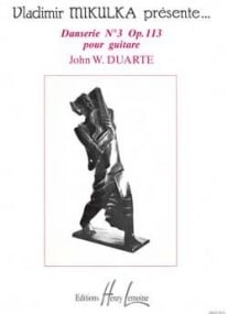Duarte: Danserie No 3 Opus 113 for guitar published by Lemoine