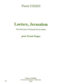 Cogen: Laetare Jerusalem for Organ published by Combre