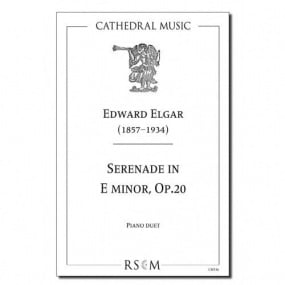 Elgar: Serenade in E minor Opus 20 arr for Piano Duet published by Cathedral Music